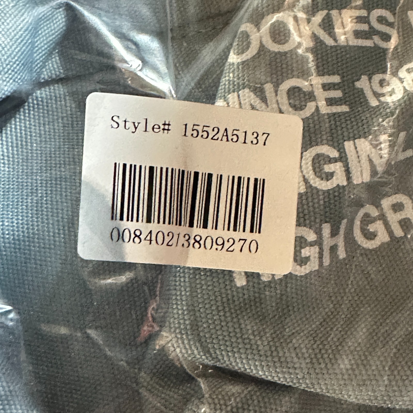 Cookies Backpack Smell Proof Orion Canvas Blue/Grey