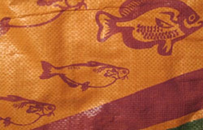 Fair Trade Recycled Fish Feed 3in1 Pencil Case or Purse handmade in Cambodia