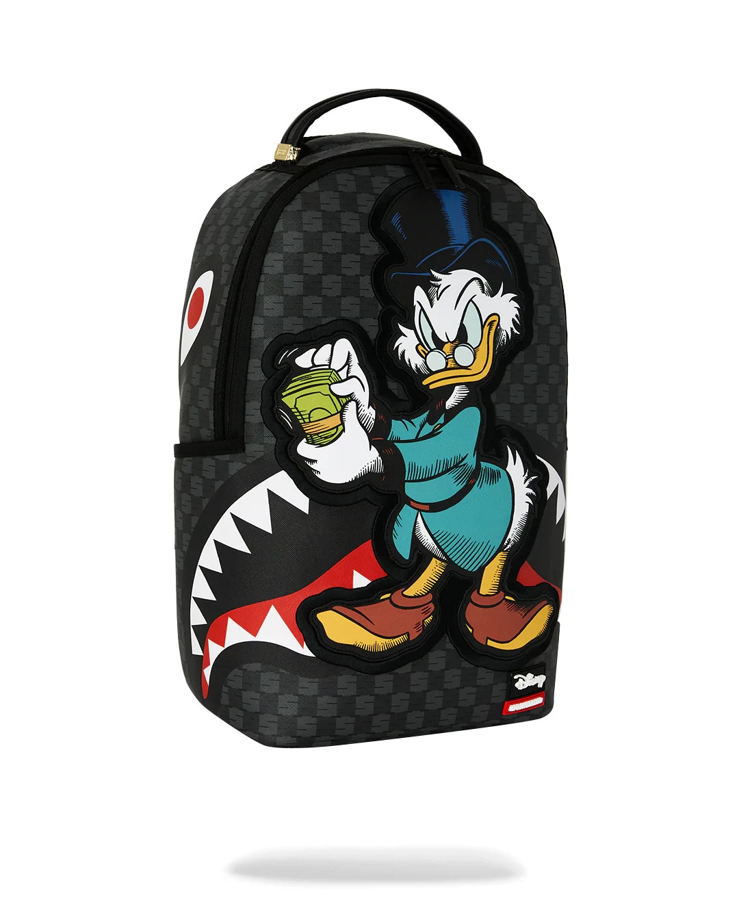 Sprayground x Disney SCROOGE MCDUCK Backpack🔥New Black Bookbag Large School Bag