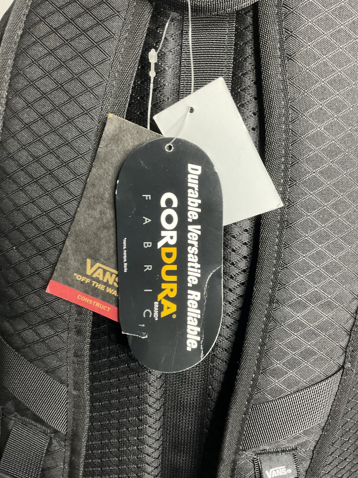 Vans off the wall Construct Snowpack CORDURA Fabric Black Snowboard