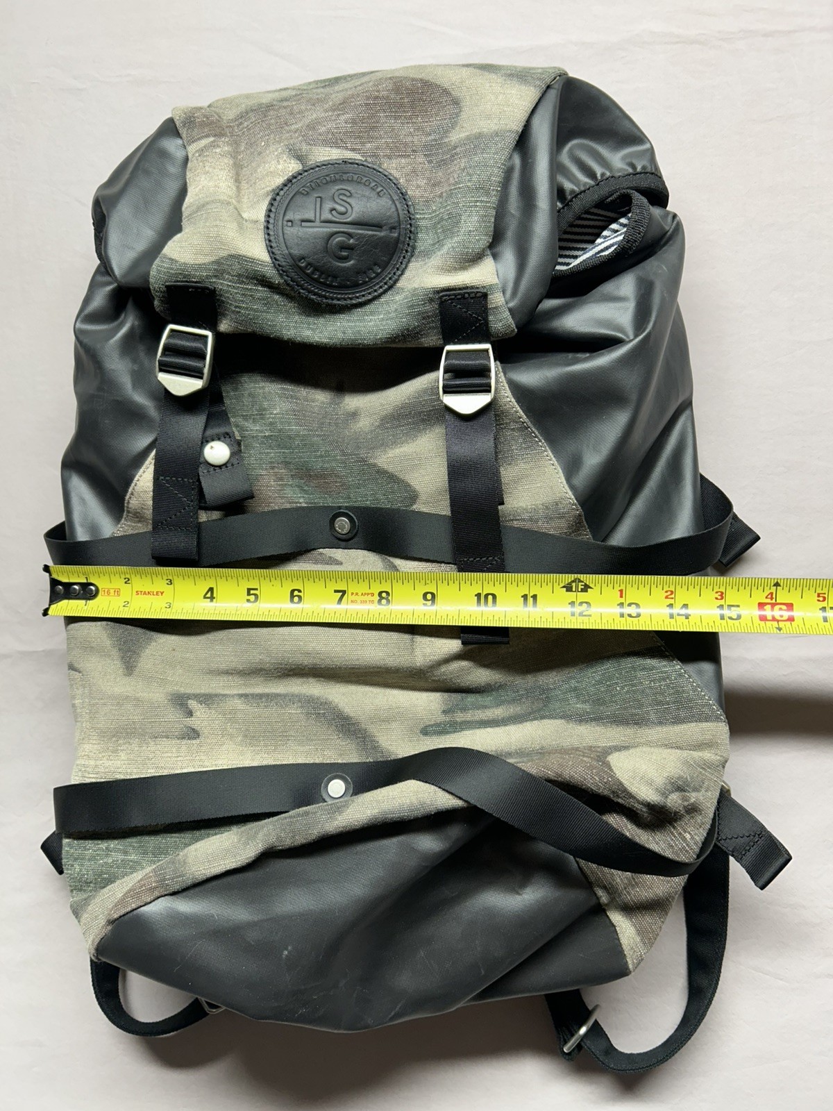 STIGHLORGAN Granite Camouflage Canvas Backpack large size NEW
