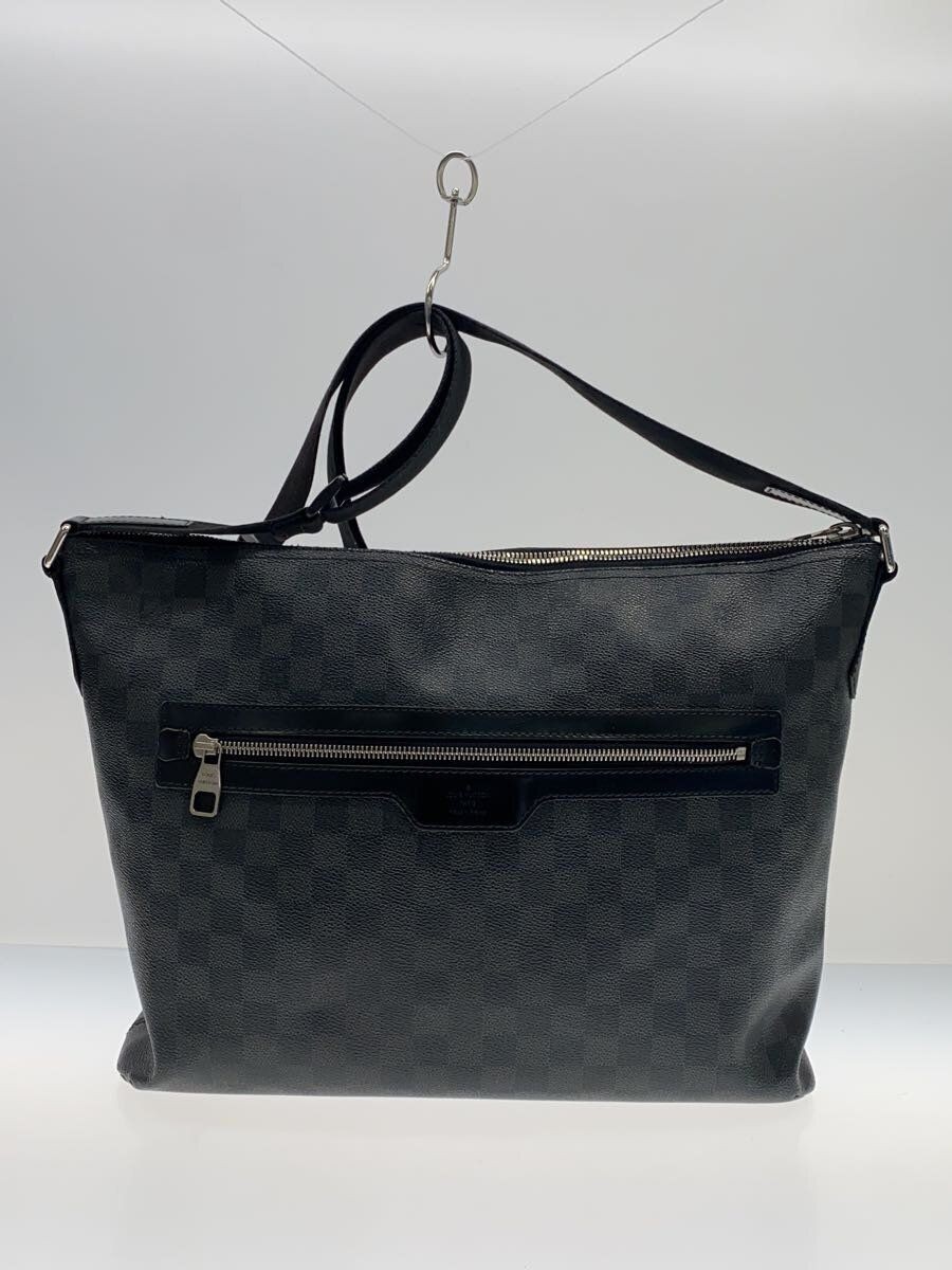 LOUIS VUITTON Shoulder Bag 1 Mixed MM Damier Graphite BLK PVC Used