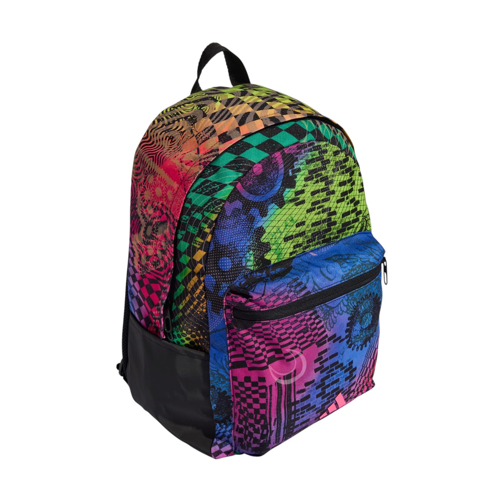 Adidas x Jeremy Scott Multicolor Lucid Pink Lightweight Pride Backpack New