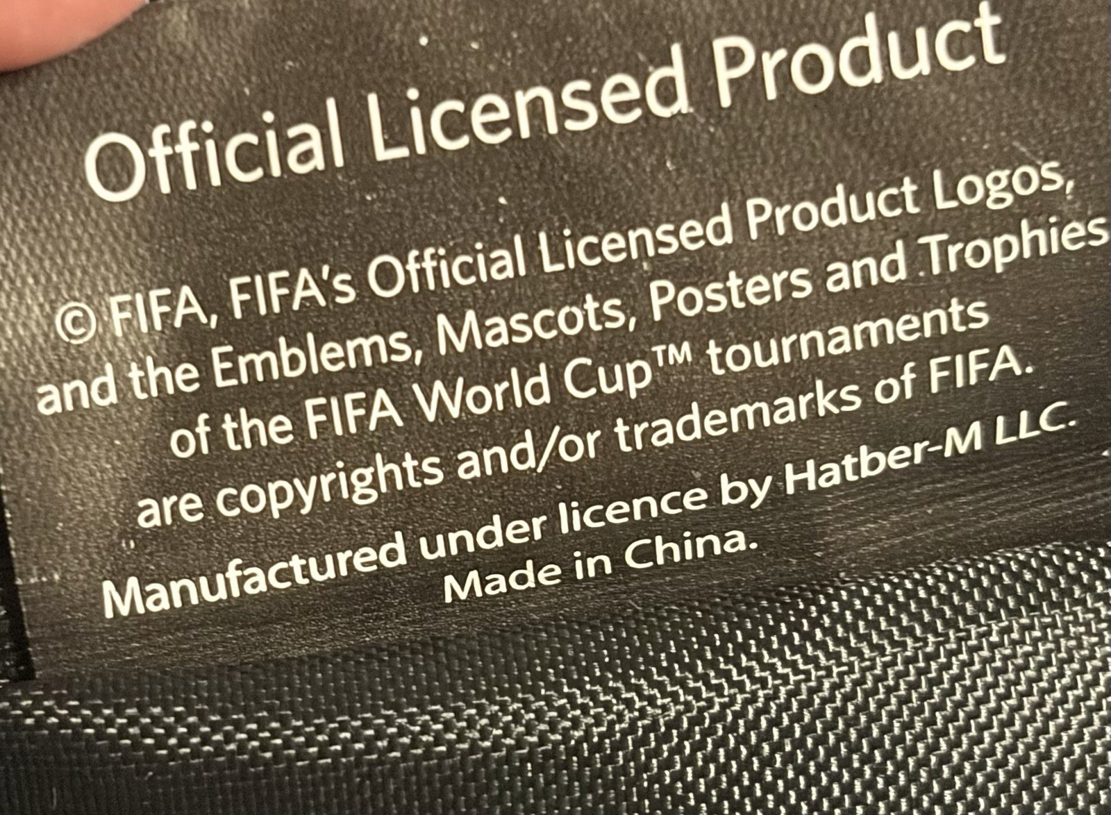 RARE 2018 FIFA World Cup Russia Backpack – Gold/Black – 2 Pocket – Eco Leather