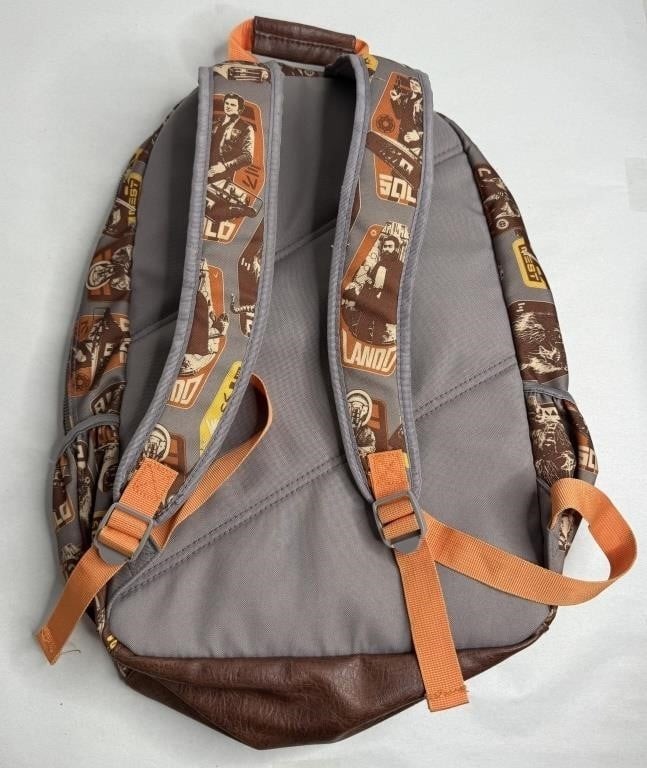 Disney Store Han Solo A Star Wars Story Backpack for Adults Brown Canvas Clean