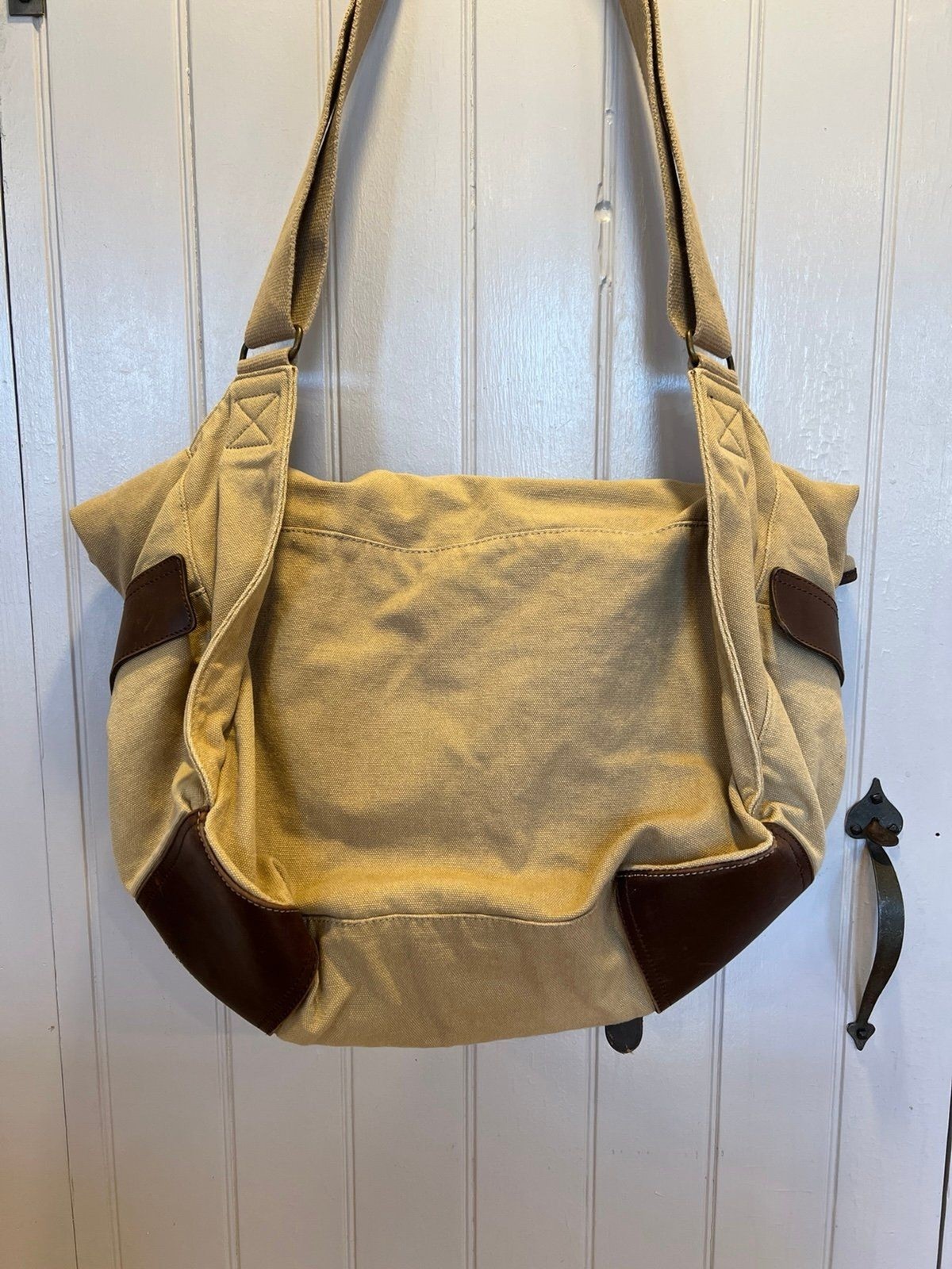 VTG J Crew Crossbody Mailbag Leather Bottom – New with Tag, Abingdon