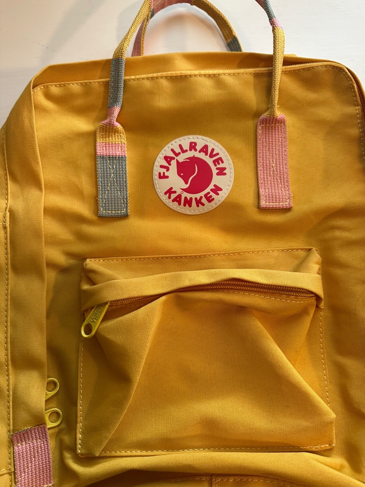 Fjallraven Kanken Classic Yellow Backpack Pastel Colors 23510