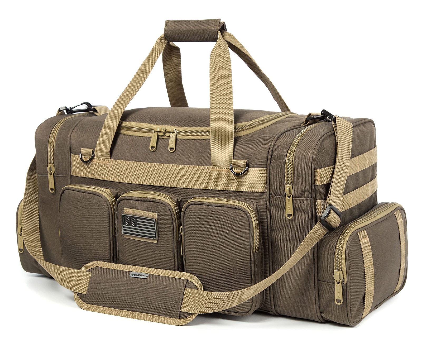 Tactical Range Duffel Heavy Duty Military Molle Gear Travel Sports Gym Bag Lo…