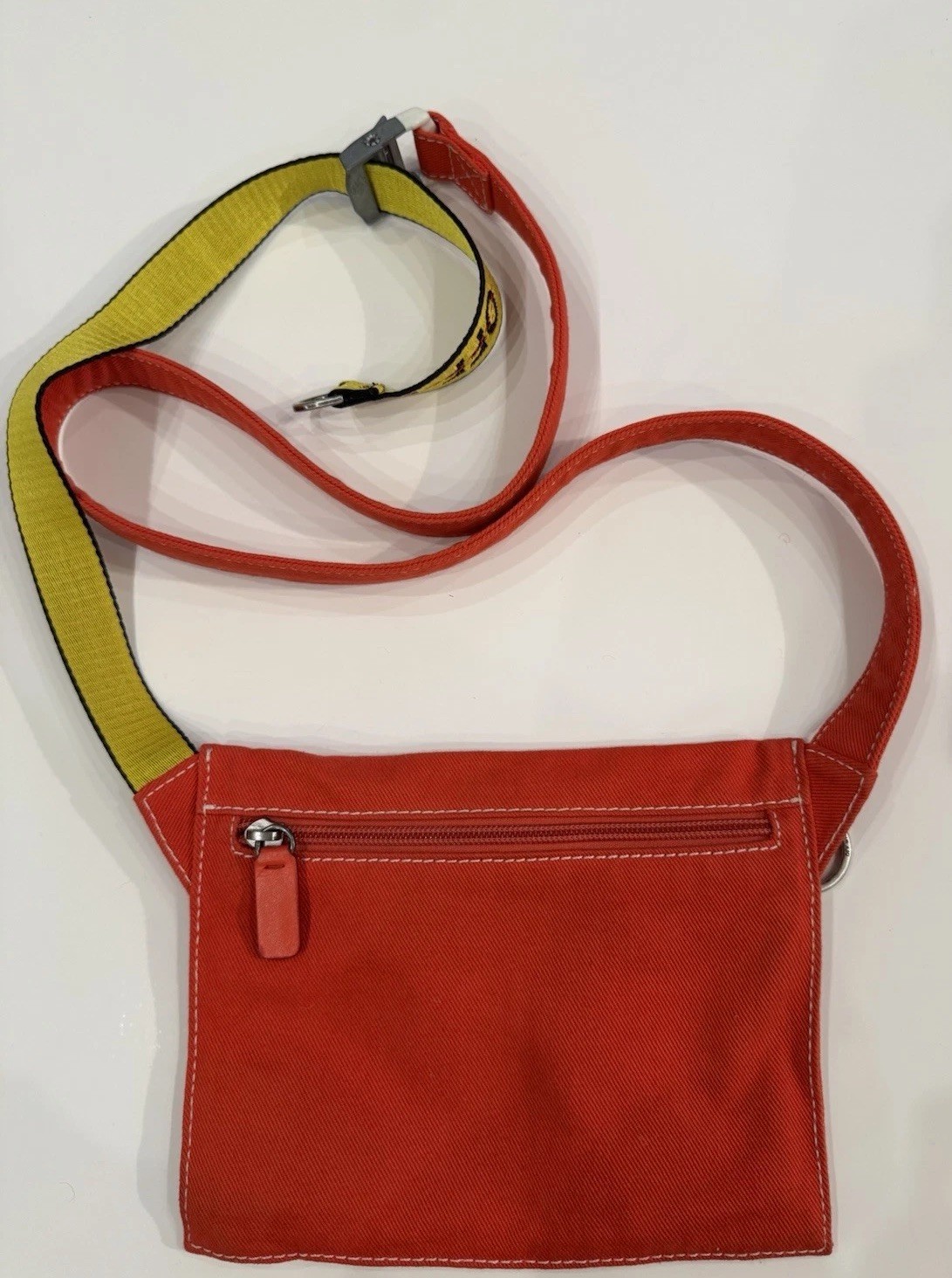 Off-White – Logo-Print Cotton-Twill Messenger Bag – Red