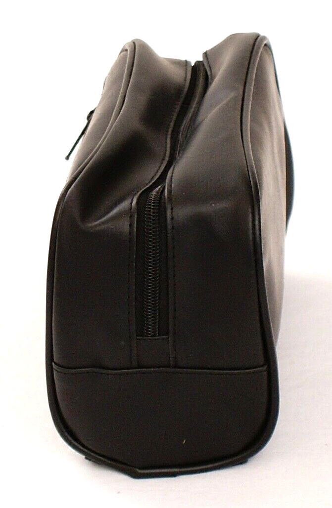 Arrow Black Zip Top Travel Kit Toiletry Bag Dopp Kit & Manicure Set New In Box