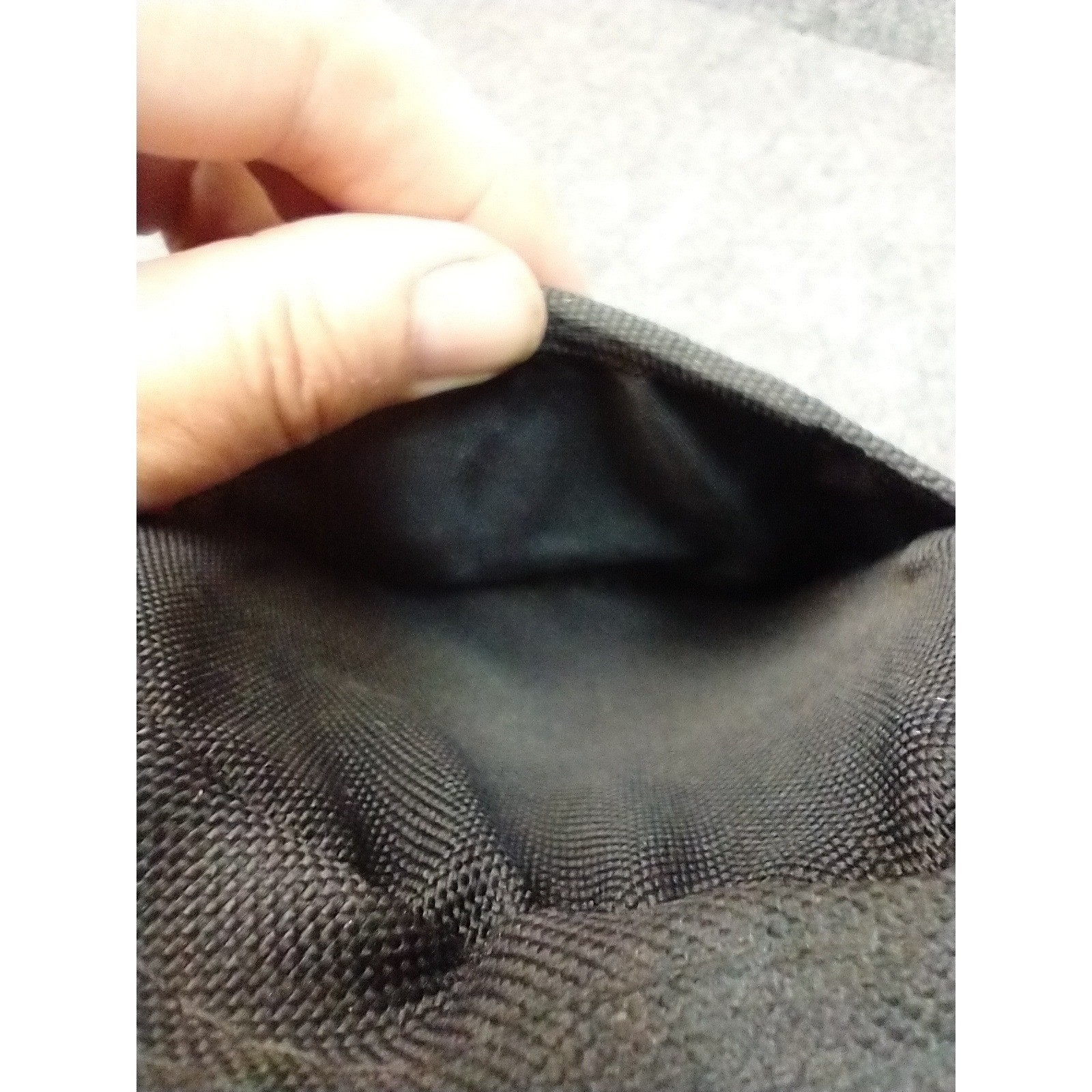 Duluth Trading Co Black Ballistic Nylon Crossbody Utility Bag Travel Pouch Mens
