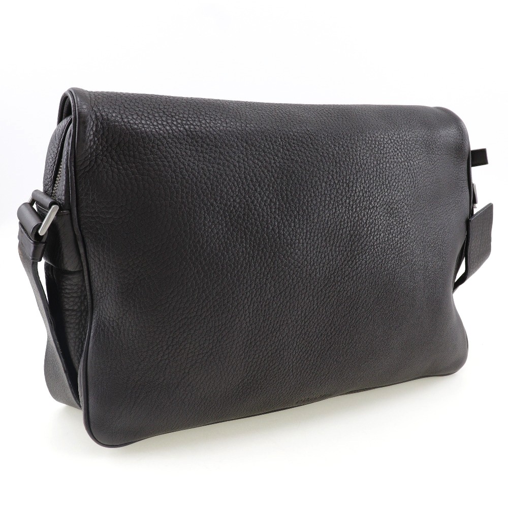 PRADA Messenger bag Shoulder Bag Brown Calfskin mens