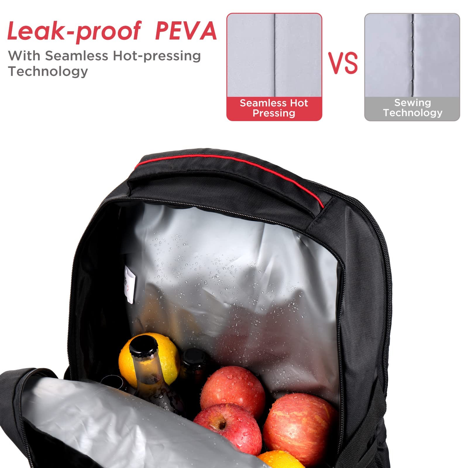 Cooler Backpack 22L Insulated Cooler Bag for 15.6″ Laptop Lunch Backpack for …