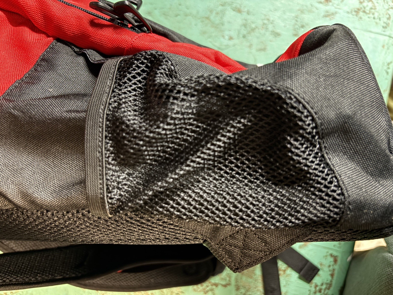 Y2K Fox Racing Backpack Black Red Moto Sport School Bag Heritage Forged EUC