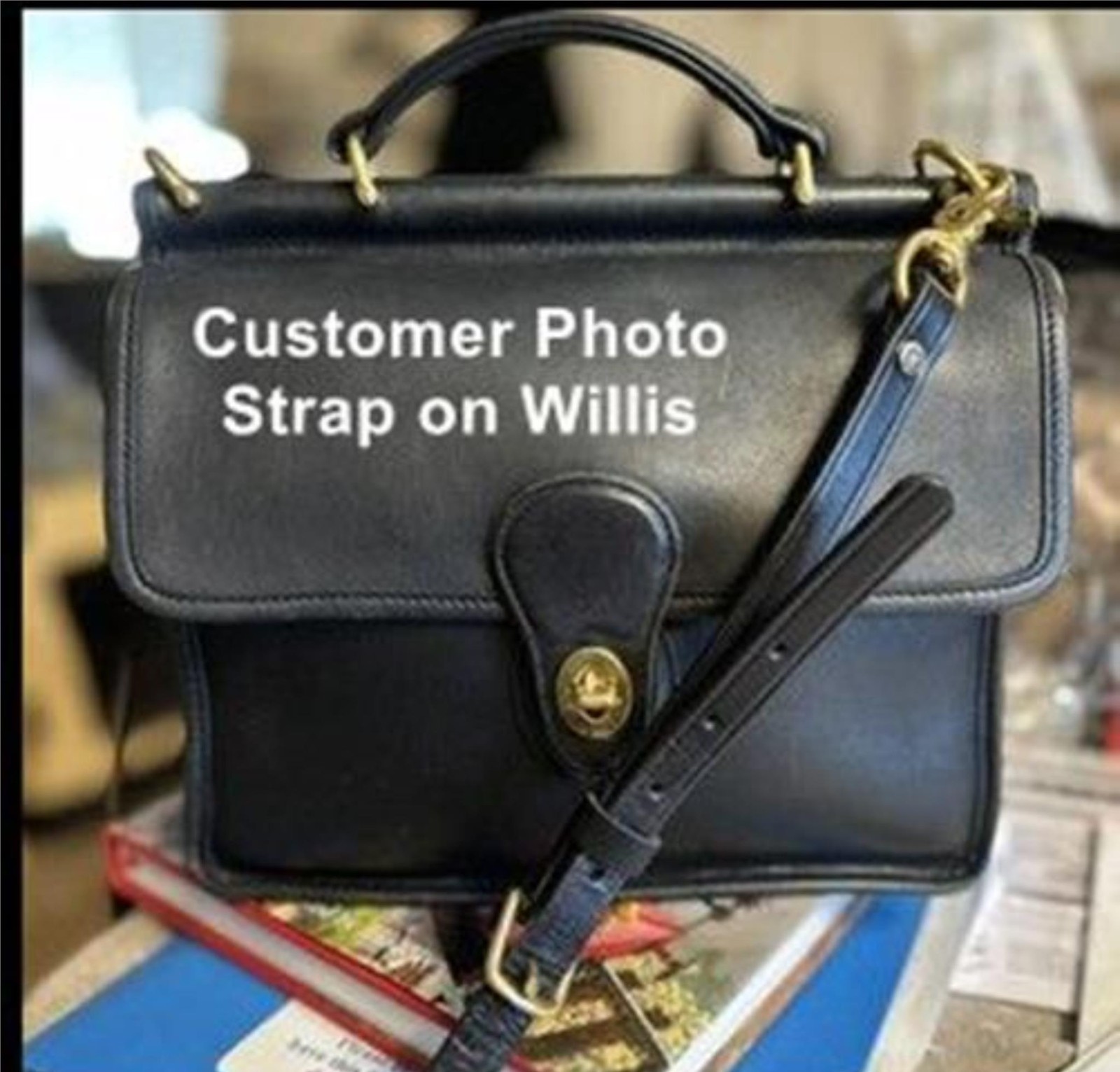 Adjustable Leather Replacement Strap for Vintage Coach Hand Bags & Purses NEW