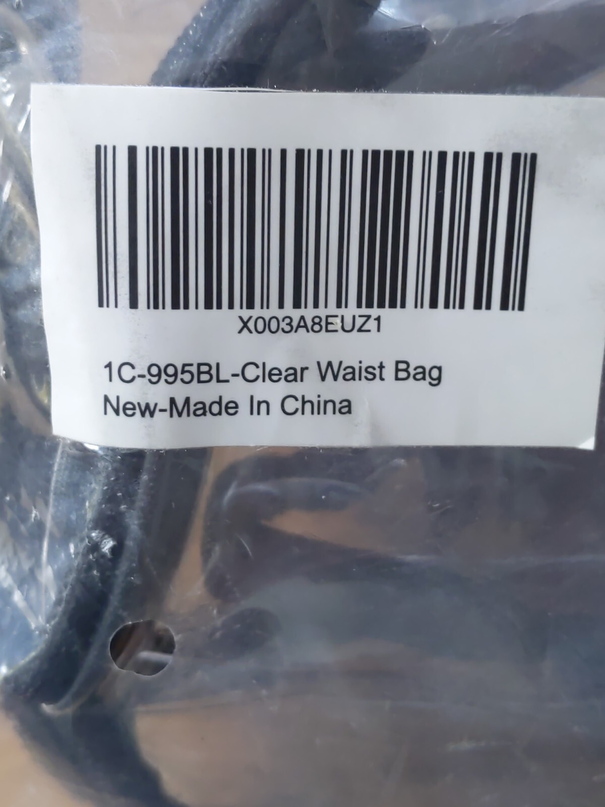 Covax Clear Fanny Pack Stadium Approved – PVC Clear Belt Bag Fits Most Waists