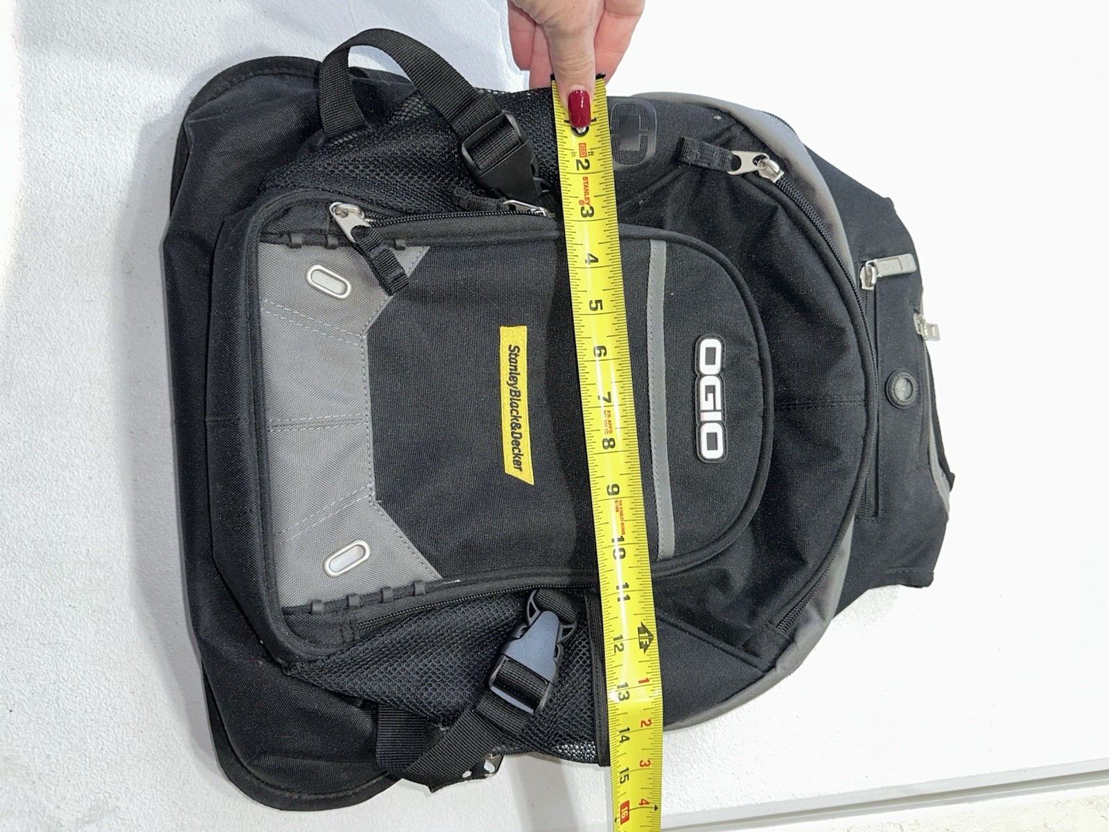 OGIO Fugitive Backpack Black Laptop Bag Tech Audio Pocket Stanley Black & Decker