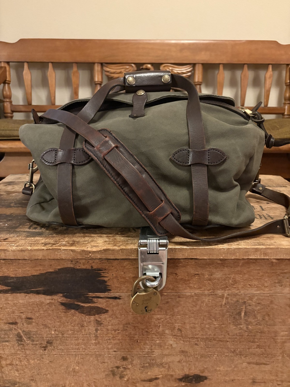 Filson YKK Era Small Otter Green Duffle