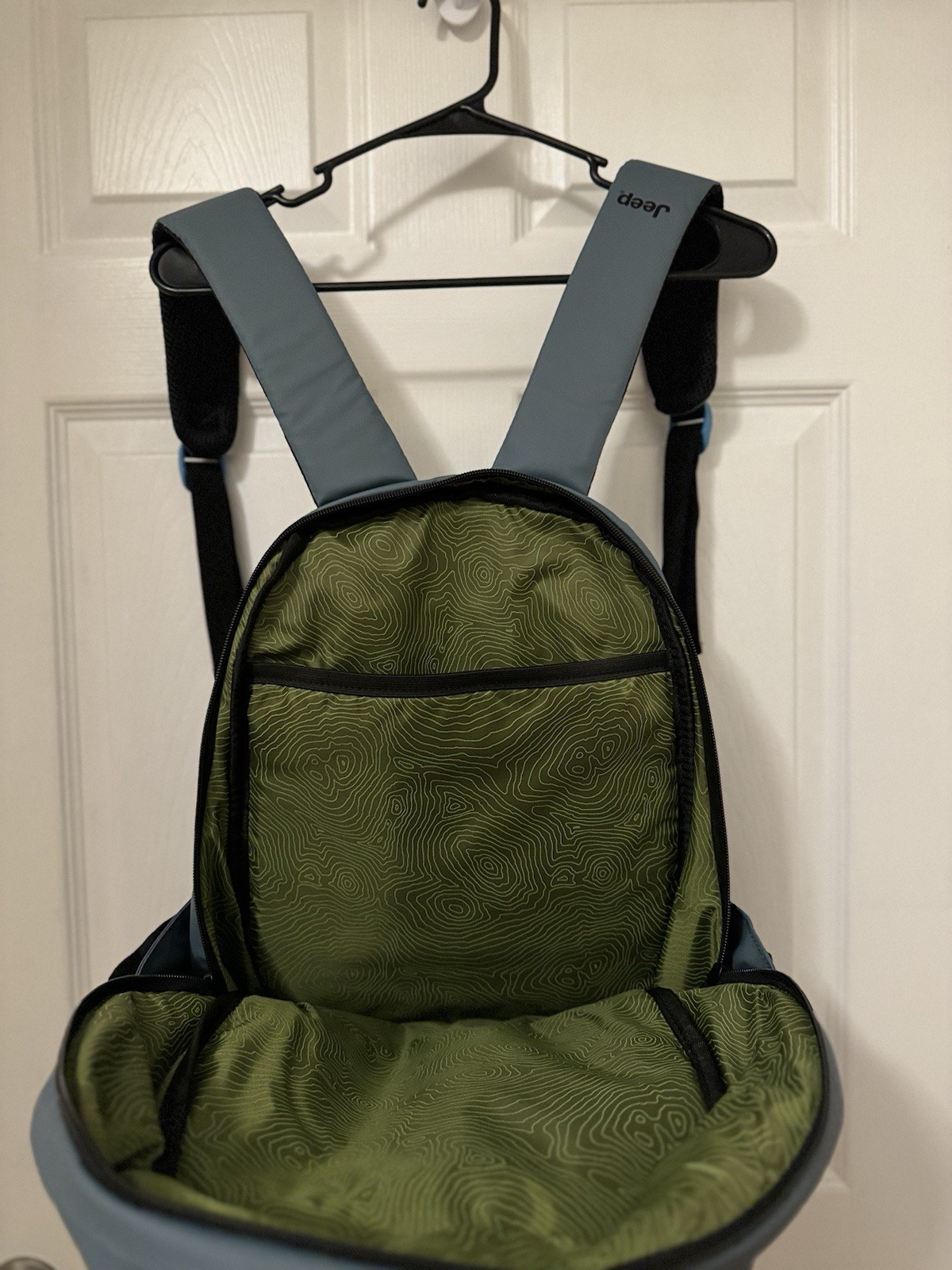 Jeep Backpack Gray Black Laptop Travel School Bag NWT