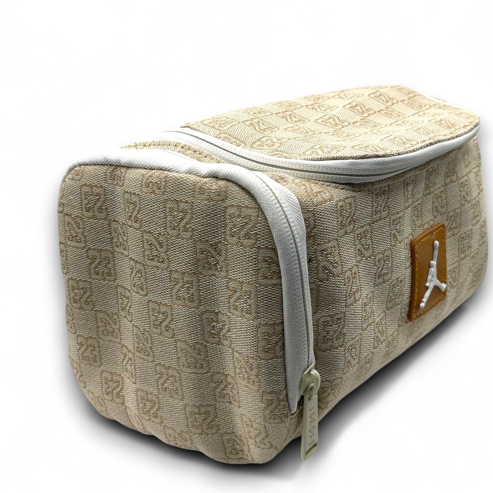 Air Jordan Monogram Logo Jacquard Dopp Kit 5.9L Luxury Travel Bag