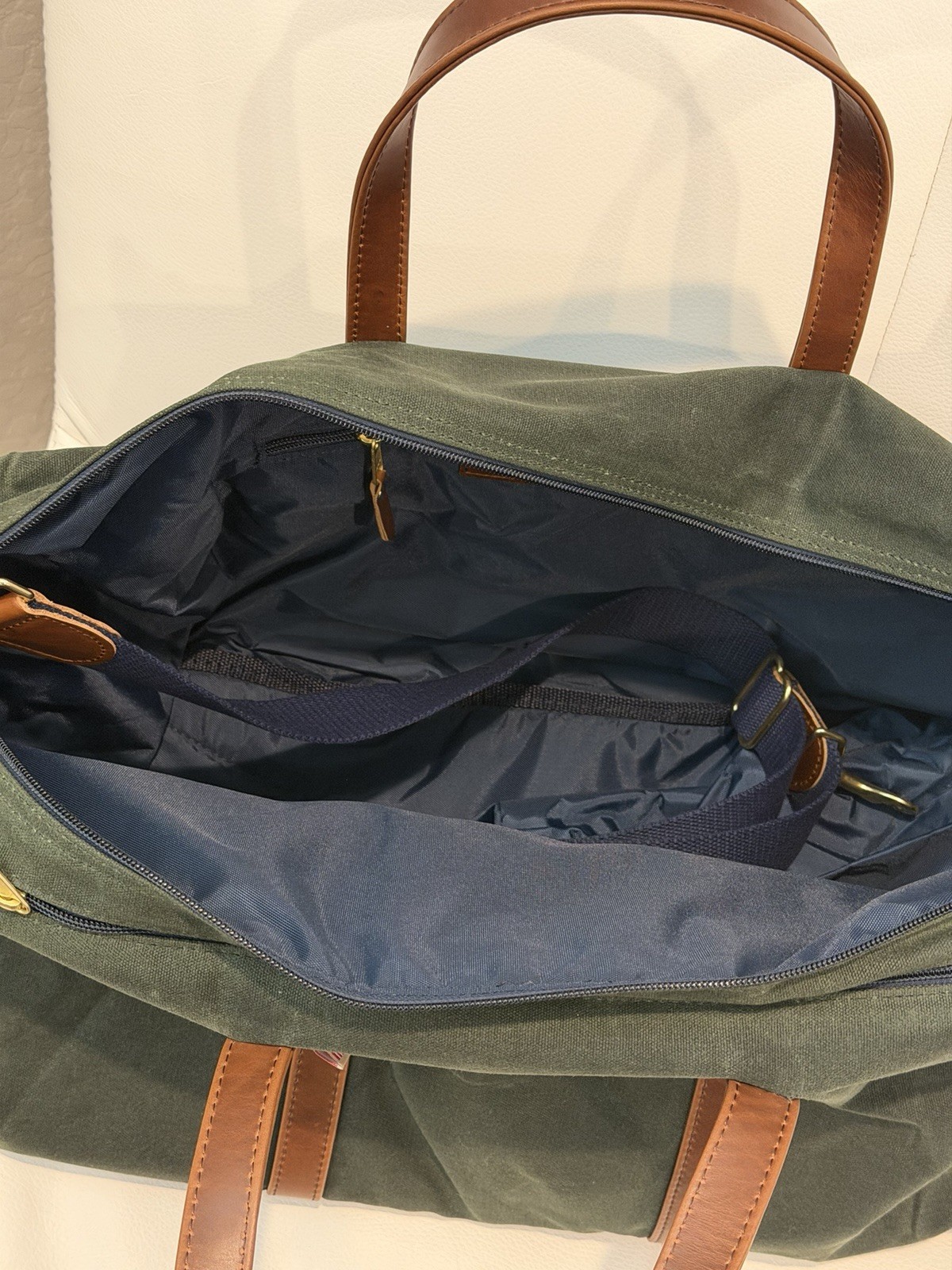 Hudson Sutler Heritage Weekender – Waxed Hunter green/Whiskey Brown