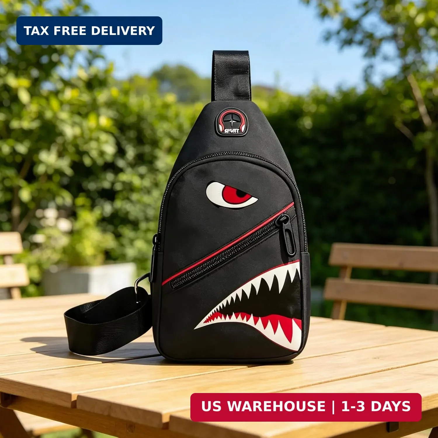 Shoulder Sling Crossbody Casual Chest Bag For Travel Sports Running Outdoor | Tr