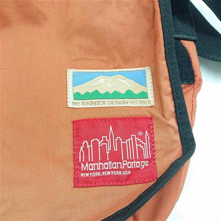 Manhattan Portage Messenger Bag Orange Unisex LL