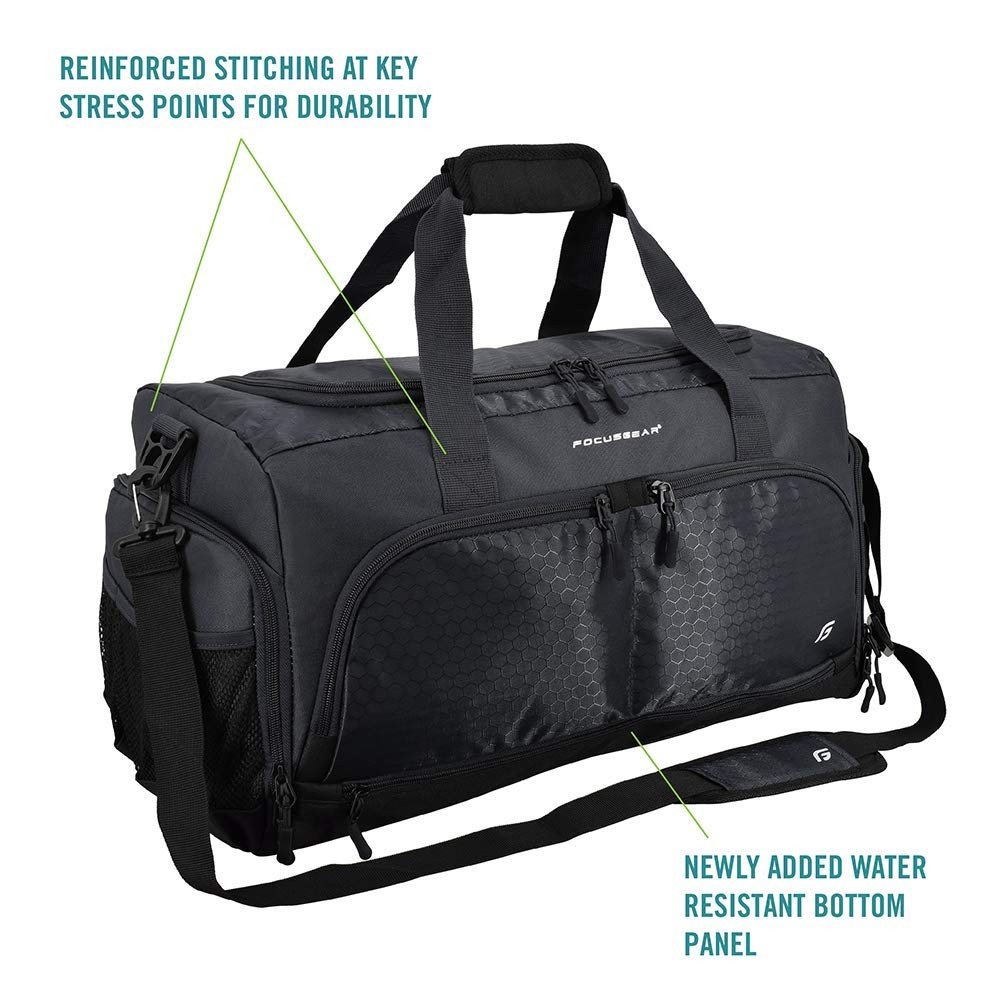 Ultimate Gym Bag 2.0 – Durable Duffel with 10 Compartments Water-Resistant Pouch