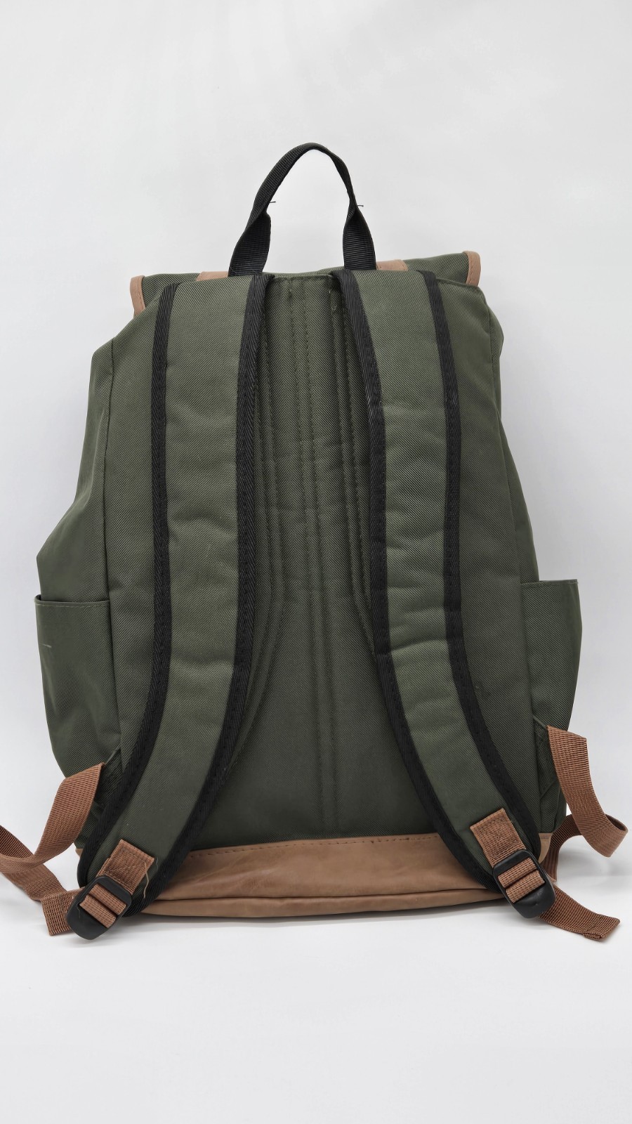 Adult 19″ Laptop Backpack Benrus Green Rucksack Multi-Pockets Grip Handle