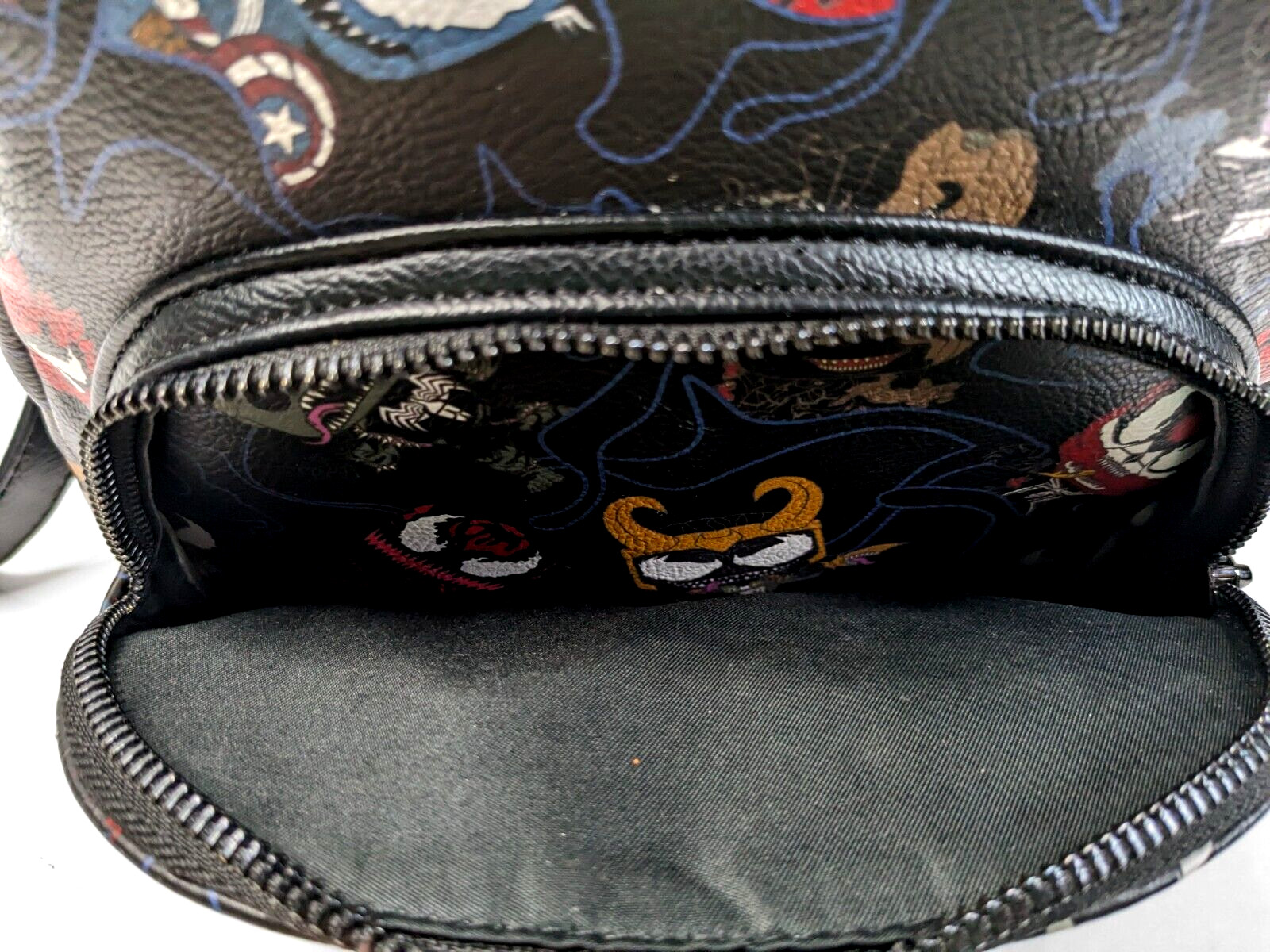Loungefly x Marvel Venomized Superheroes Funko Pop! Black 2021 Mini Backpack