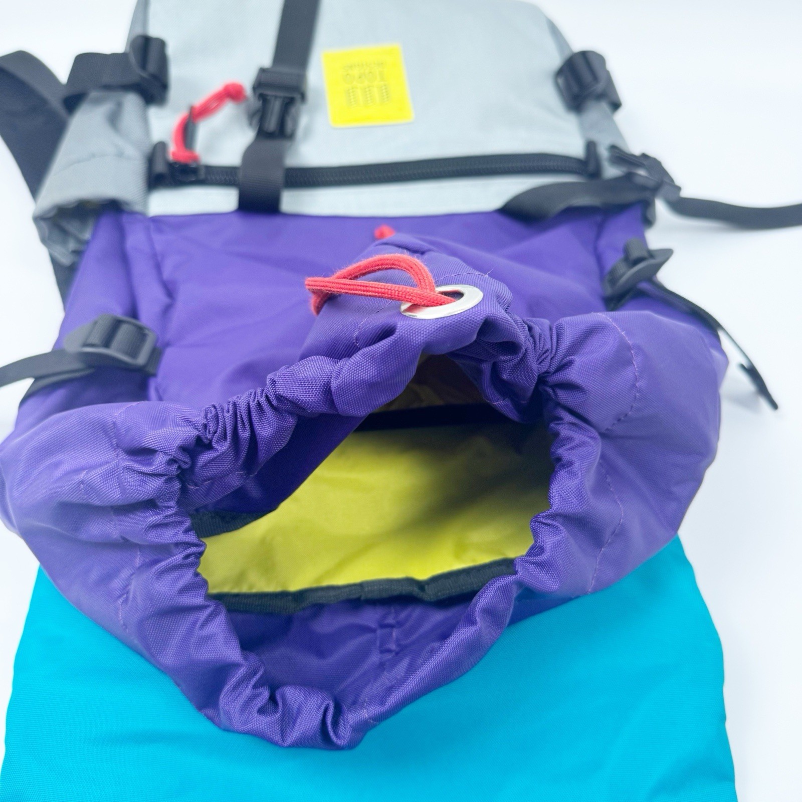Topo Designs Men’s Classic Rover Pack In Purple/Silver/Turquoise Colorway