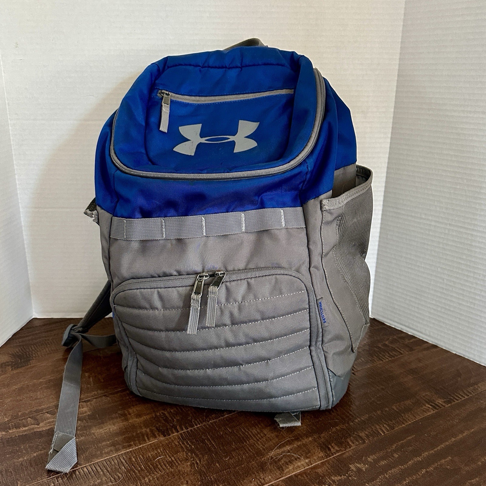 Under Armour Storm 1 Backpack Blue/Graphite Grey Multiple Pockets School Gym