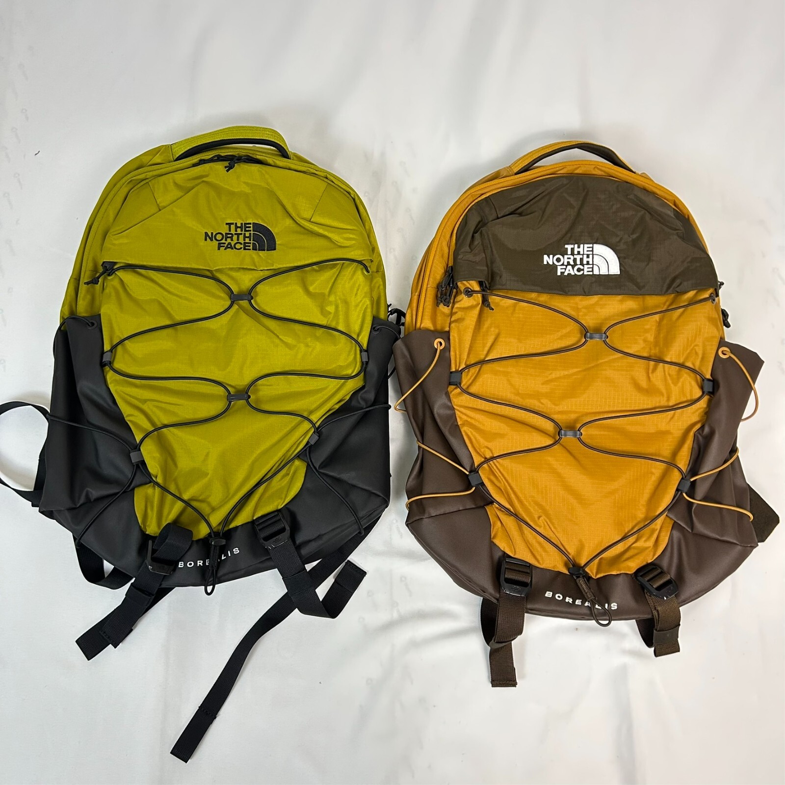 NWT north face borealis Lot of 2 backpacks Brown Green Black