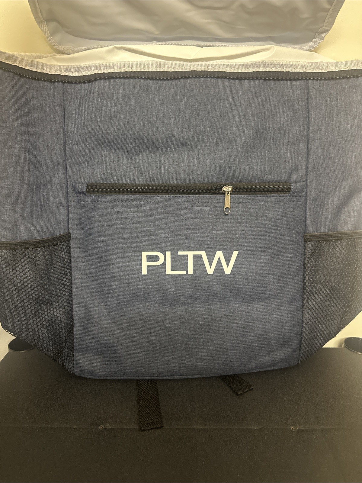 PLTW Unisex Insulated Cooler Backpack Navy Blue