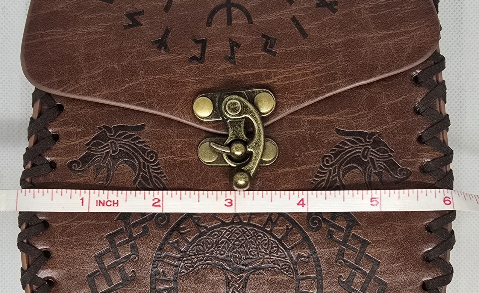 Medieval Costume Renaissance Viking Knight Pirate PU Leather Pocket Belt Bag