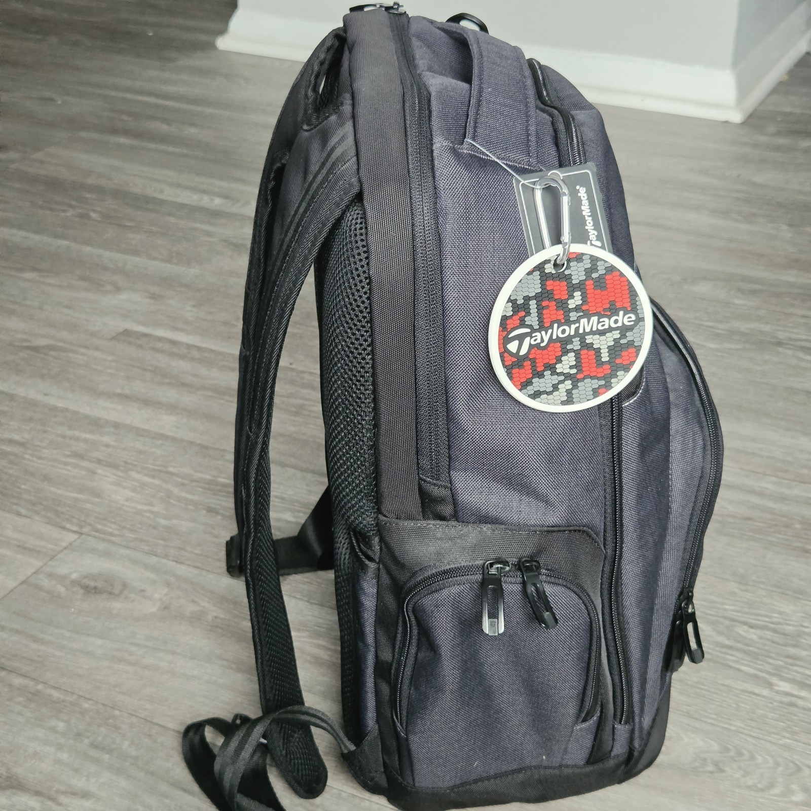 TaylorMade TM18 Staff Pro Performance Backpack / Laptop Slot Black Padded
