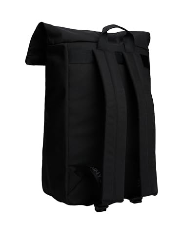 TOMMY JEANS MENS DAILY ROLLTOP BACKPACK, ONE SIZE, AM13727-001 – BLACK