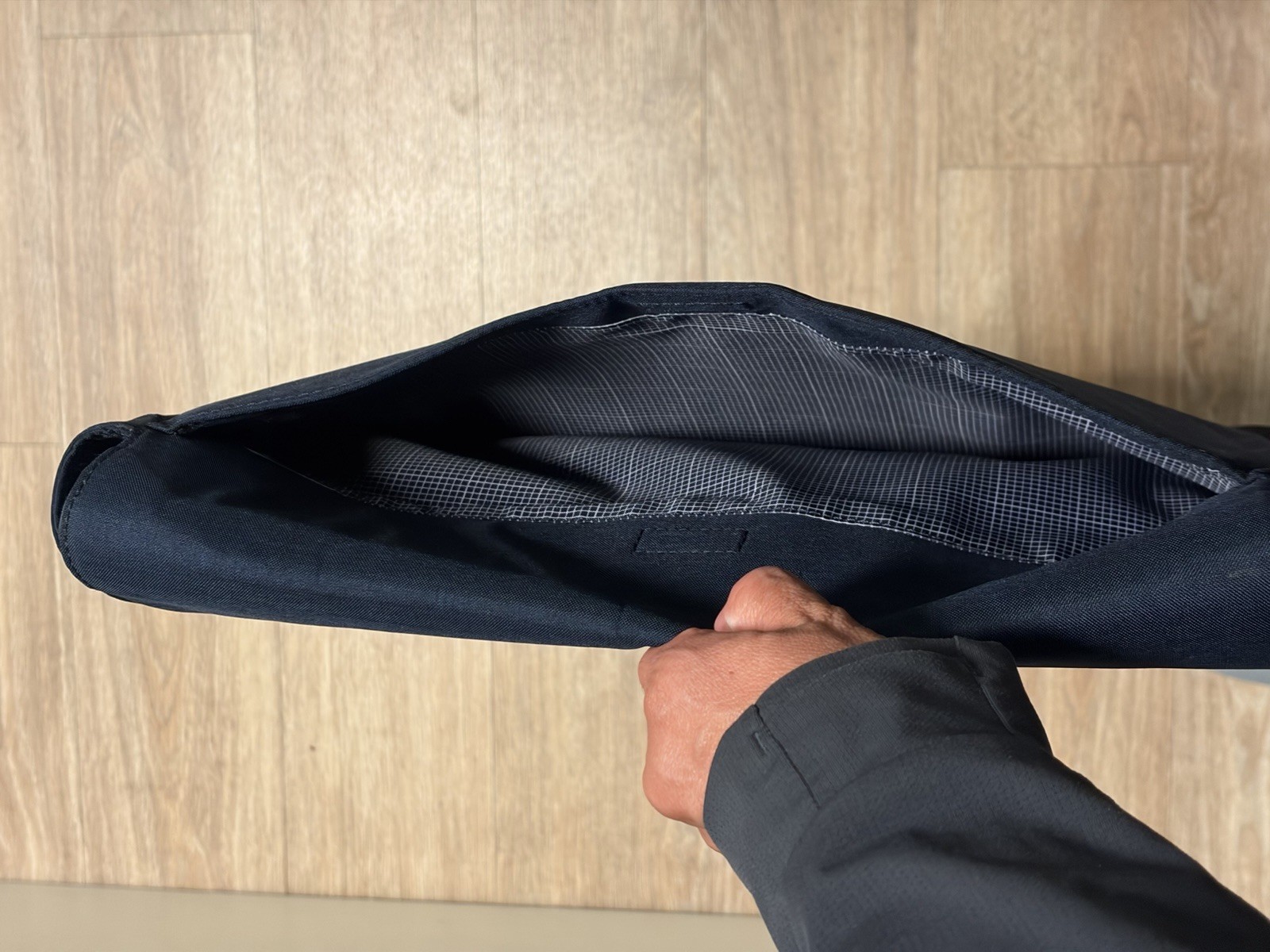 Jack Spade Navy Canvas Messenger Bag