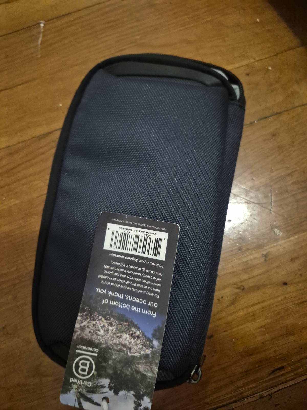 Solgaard Lifekit Travel Organizer Luggage Gear Navy Zip Pockets Shore-Tex NEW
