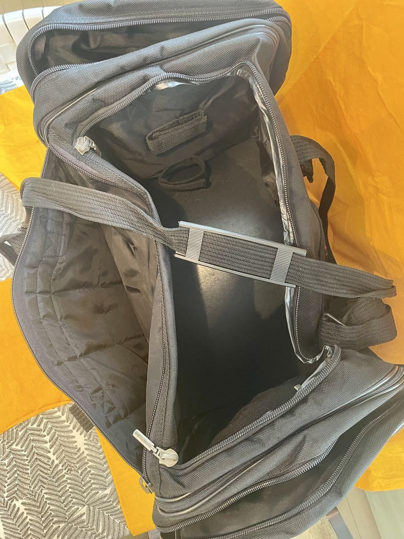 Porsche Boston bag Black Used 60 x 33 x37cm Excellent