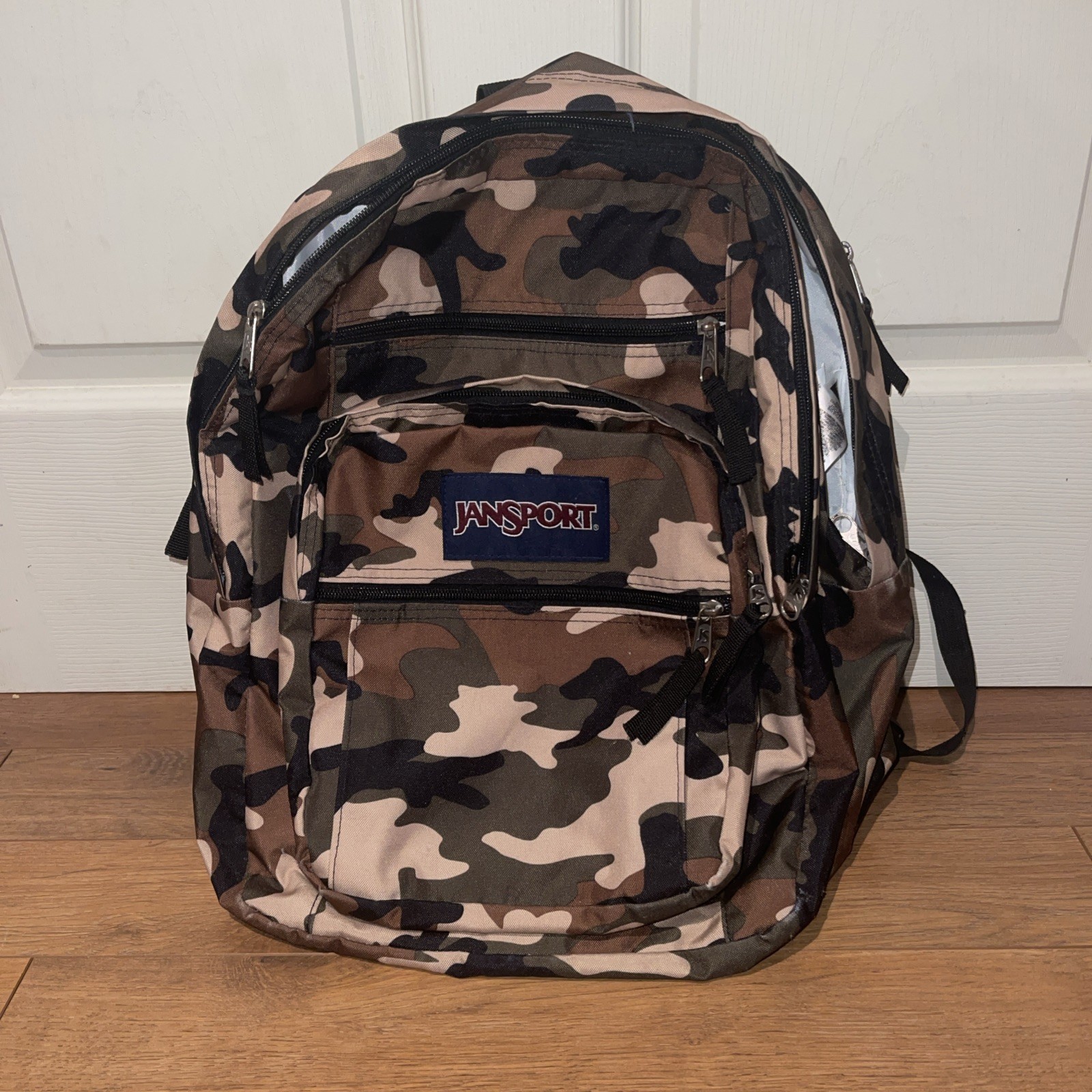 JanSport Backpack Bag Original* Camo Green Brown ⛺️
