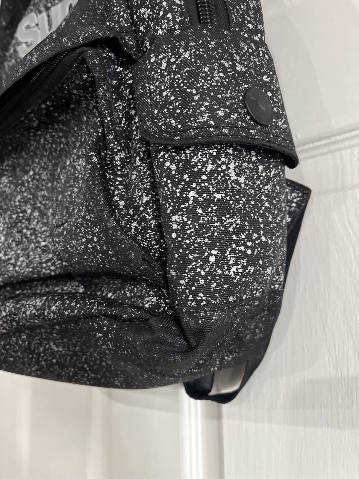 SUPERDRY Montana Backpack ~Black & White Speckled Unisex