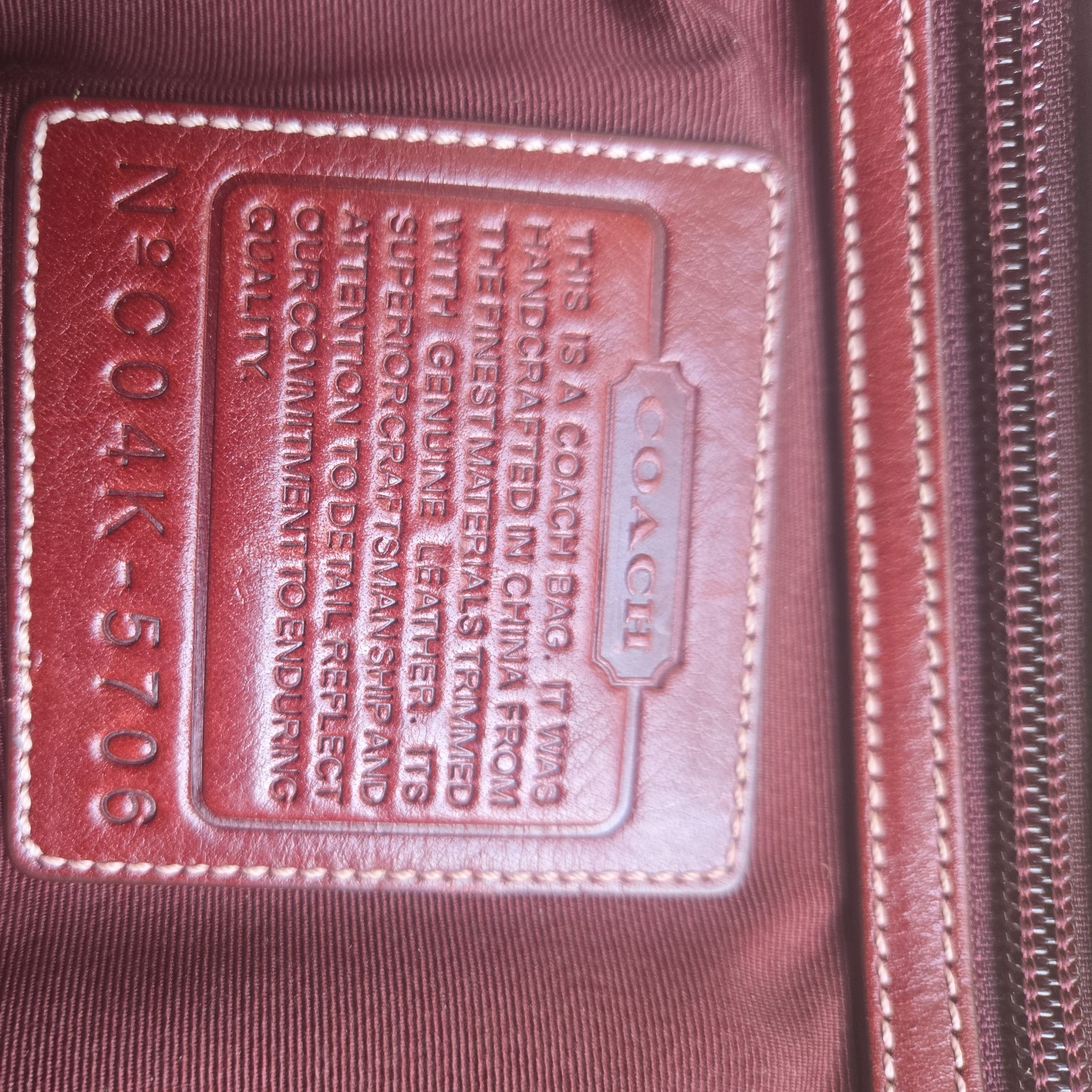 Vintage Coach 5206 Messenger Laptop Bag