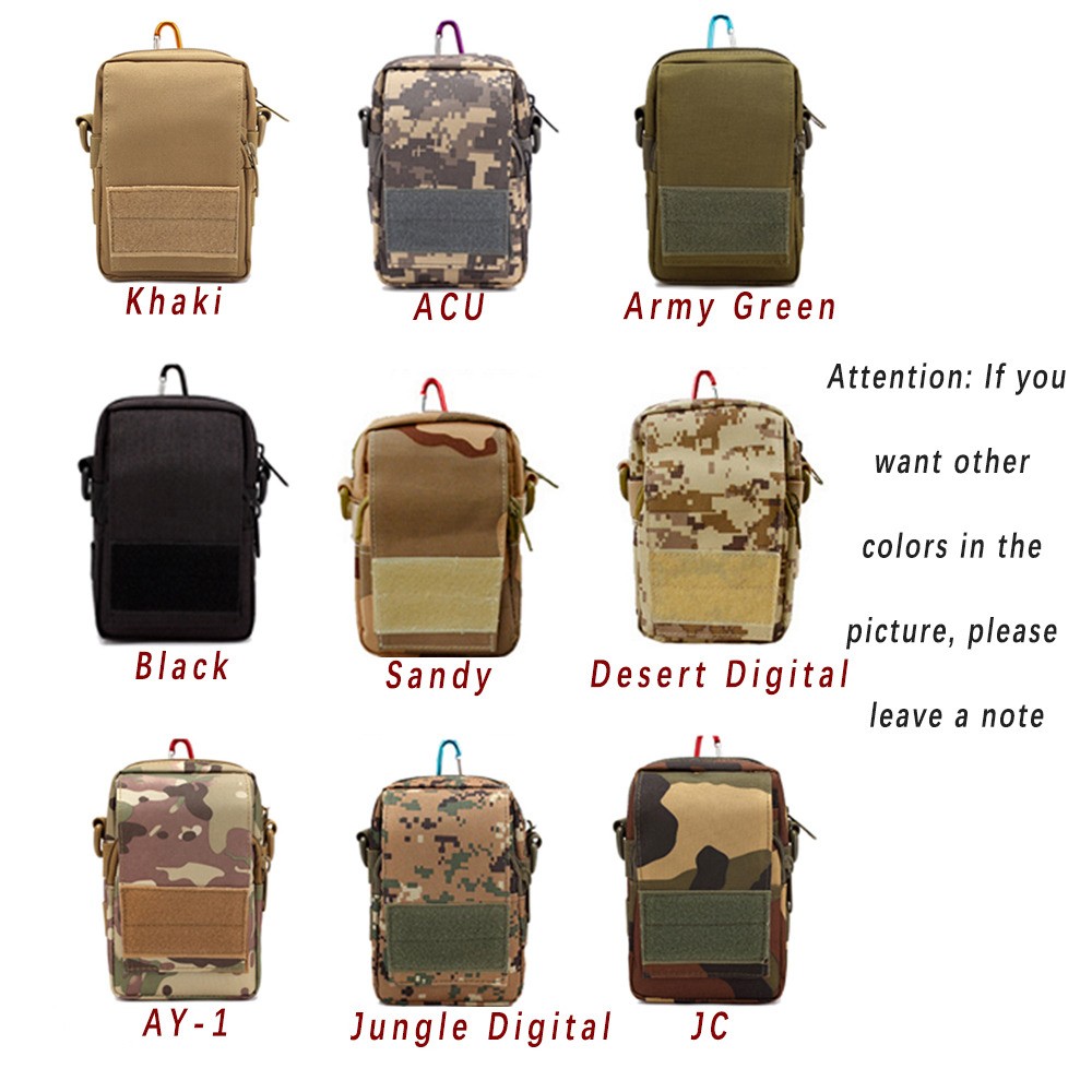 1/2 PACK Tactical Molle Admin Pouch Gadget Organizer Phone Holder Waist EDC Pack