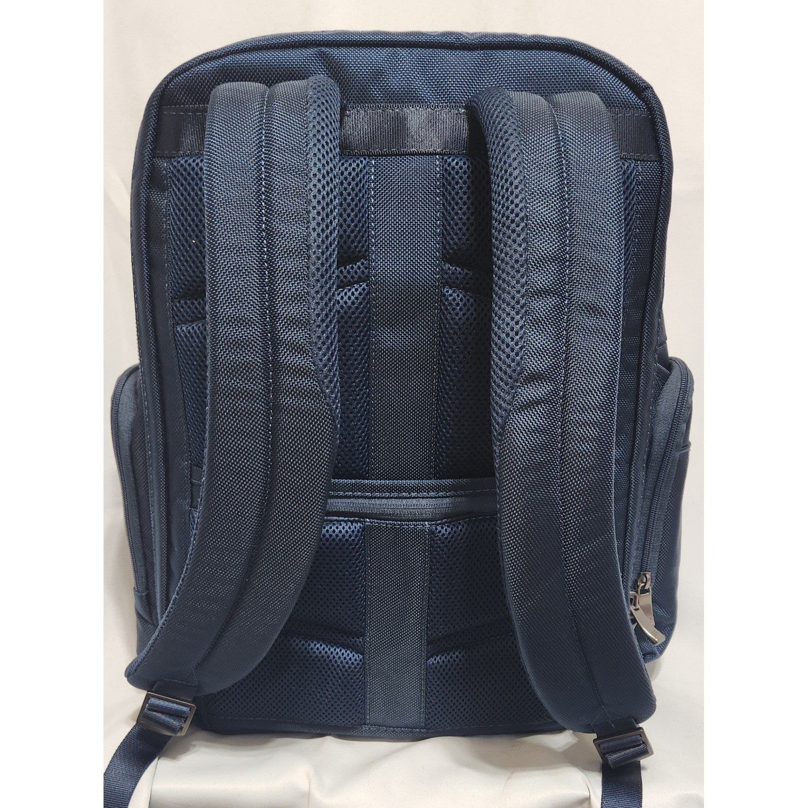 Briggs & Riley WideMouth Cargo Backpack Navy Blue Laptop Bag KK527-5
