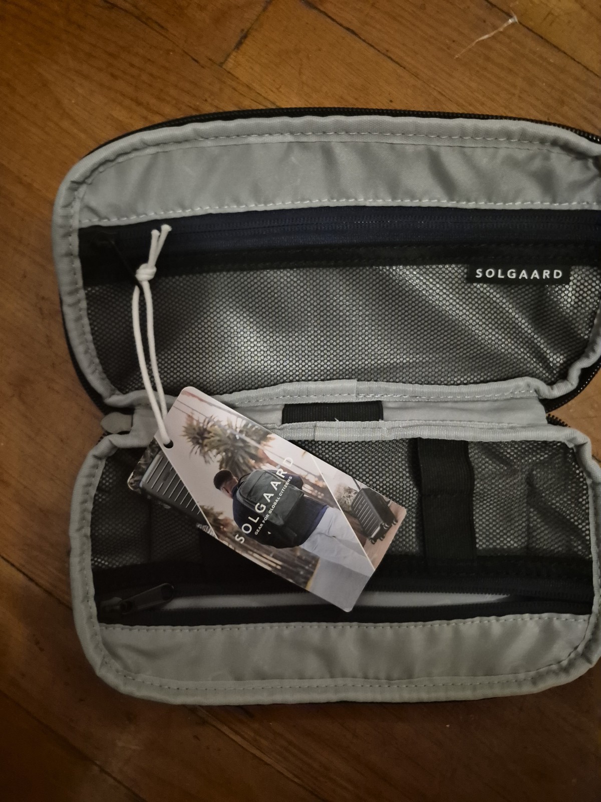 Solgaard Lifekit Travel Organizer Luggage Gear Navy Zip Pockets Shore-Tex NEW
