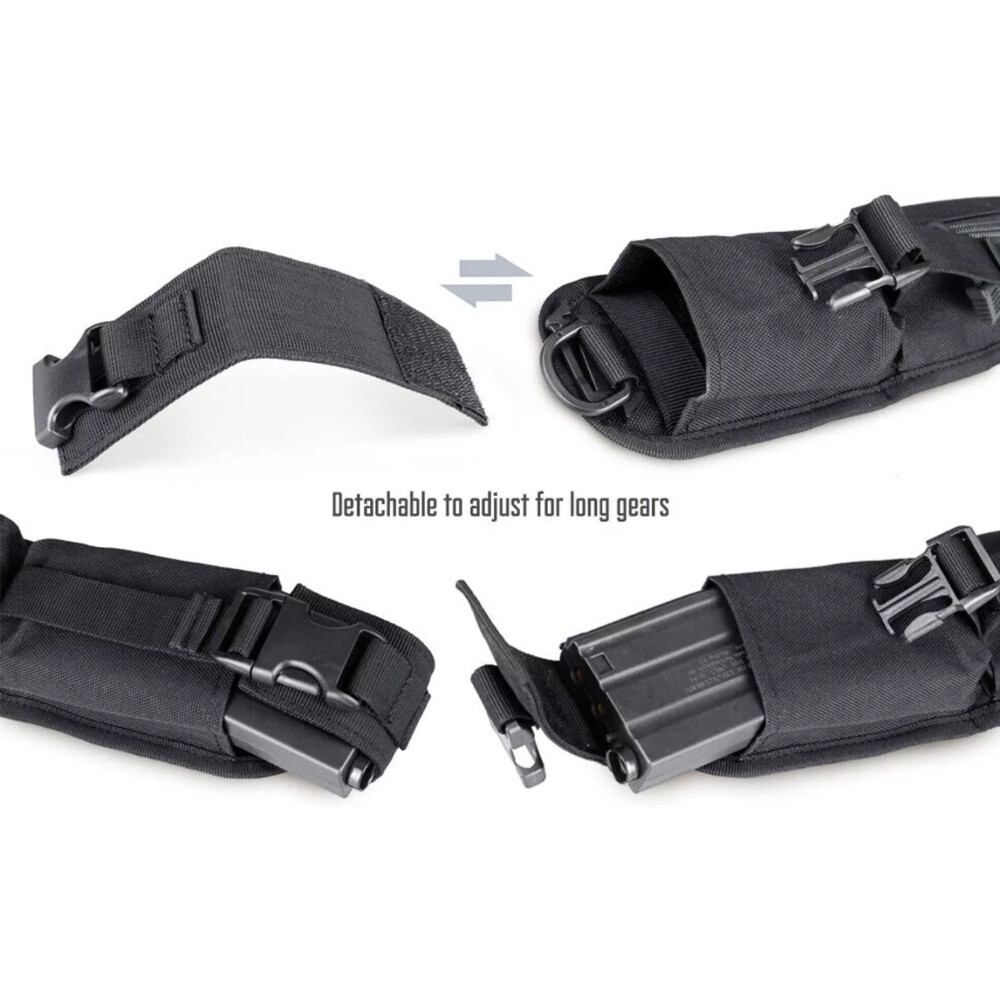 Black Tactical Molle Backpack Shoulder Strap Outdoor Accessory Hunting Molle Bag