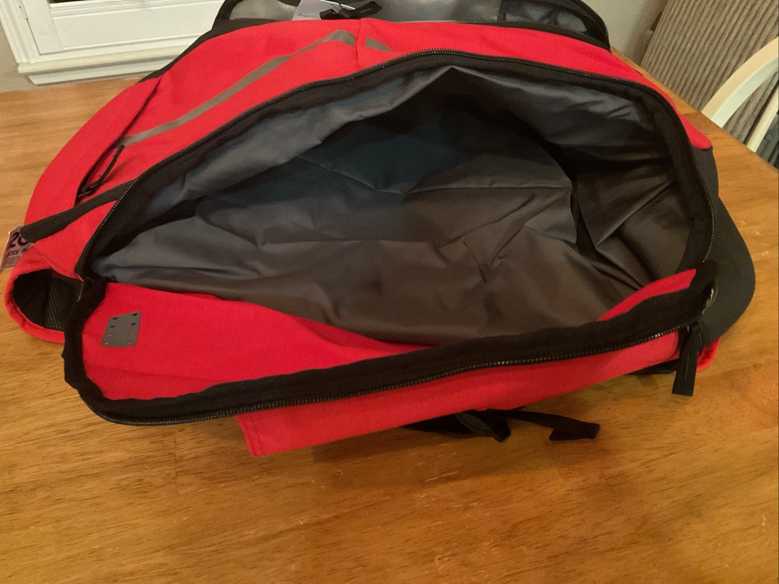 Nike Hoops Elite Pro Basketball Backpack Red Black Silver School