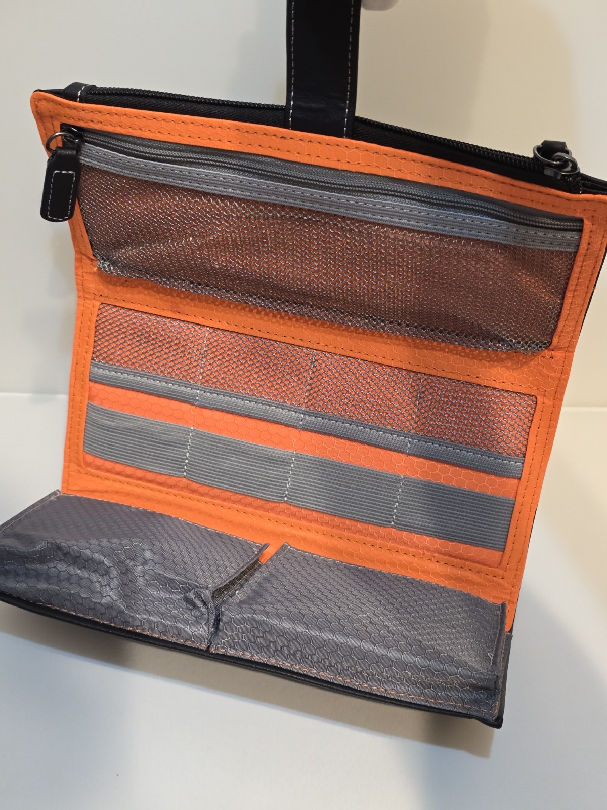 Harley Davidson Backpack Travel Tech Organizer Wallet 12″ / 9″ Lot In Black