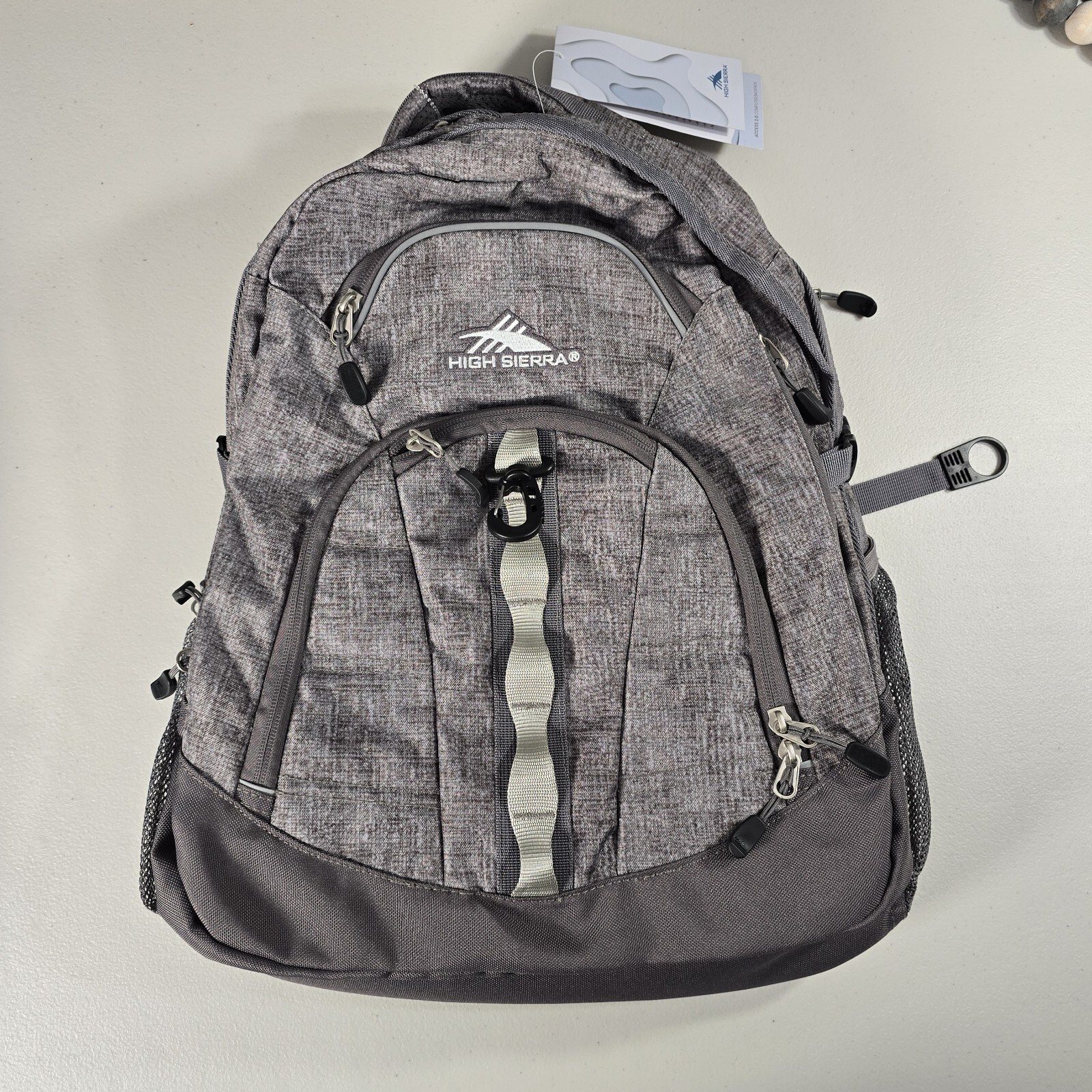 High Sierra Access 2.0 Laptop Backpack, Grey One Size Fits All